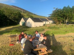 Inverlael Farm Pitches Picnic Tables & BBQ in the meadow